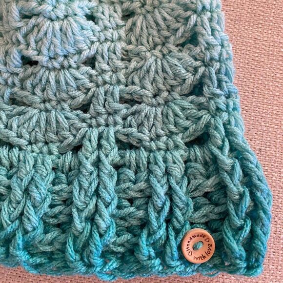 Hand Made Boho Knitted Adjustable Womens Beanie One Size - Picture 4 of 5